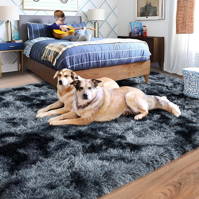 Rugs for Living Room 10x14, Soft Shaggy Modern Shag Area Rug for Bedroom - Image 2