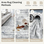 Washable Area Rug 8x12, Large Soft Rugs - Image 9