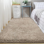 2x6 Runner Rug for Bedroom: Fluffy Shag Soft Washable Rugs Small Fuzzy Plush - Image 5