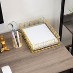 Mind Reader Document Organizer, Desktop Organizer, File Storage, Modern, Office, Metal, Gold