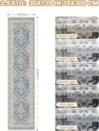 Kitchen Runner Rug Non Slip Washable 2.5x10, Soft Ultra-Thin Entryway Rug - Image 2