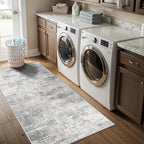 Washable 2x5 Hallway Runner Rug: Indoor Abstract Water Resistant Kitchen - Image 5