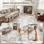 UERMEI 11x14 Area Rug Living Room Rugs - Image 3