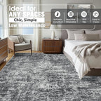 9x12 Area Rugs for Living Room Rug Washable: Abstract Large Rug for Dining Room - Image 8