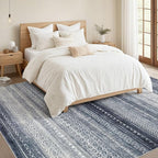 Nakagishi 5x7 Area Rugs Living Room: Washable Boho Large Neutral Soft Rug - Image 5