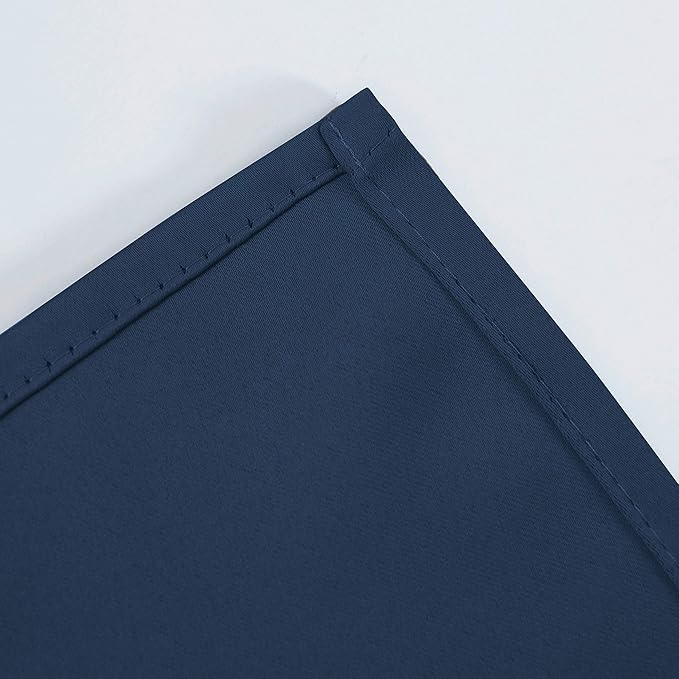 LEMOMO Navy Blue Thermal Blackout Curtains/52 x 95 Inch/Set of 2 Panels Room - Image 8
