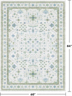 Hazo Haus Oushak Area Rug for Bedroom 5x7 - Image 2