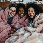 Bedsure GentleSoft Fluffy Dusty Pink King Size Blanket - Image 5