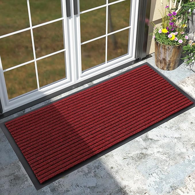 Yimobra Front Door Mat Outdoor Indoor Entrance, 100% Waterproof All-Season All by Yimobra