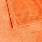 BEDELITE Fleece Blankets Queen Size Orange Throw Blankets - Image 6