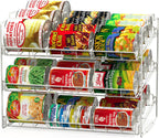 Deco Brothers Stackable Can Rack Organizer Holds Up to 36 Cans, Chrome