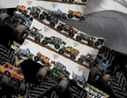 Monster Jam Full Size Comforter Set 5 Piece Kids Bedding for Boys, Black