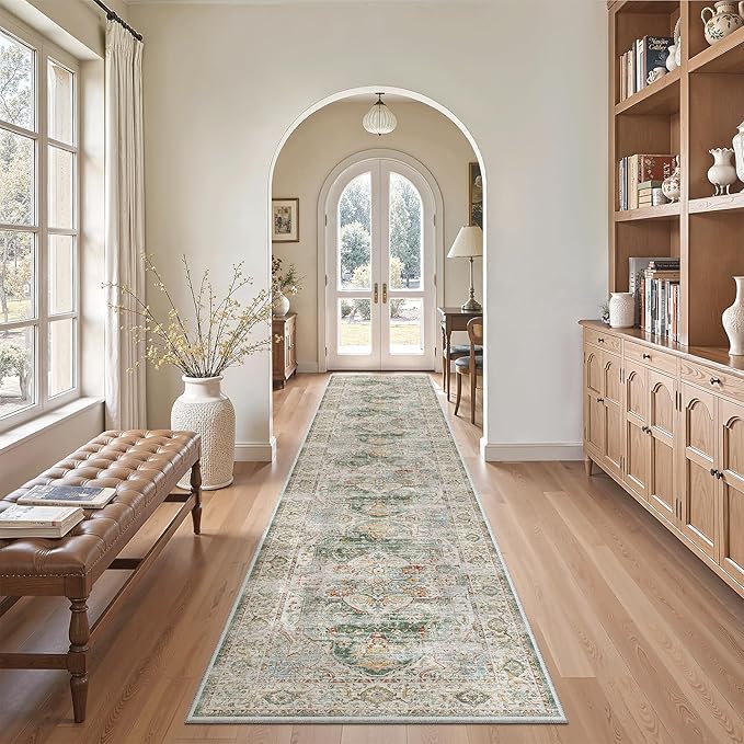 Madane Runner Rugs for Hallway 2x10 Long Washable Non-Slip Hallway Runner Rug - Image 4