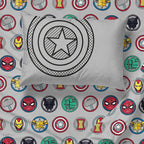 Marvel Avengers Iron Man Twin Comforter Set 5 Piece Kids Bedding, Multi