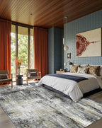 Latte&Fog 6x9 Area Rugs for Living Room Bedroom, Boho Non Slip Low Pile Carpet - Image 3