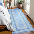Washable 2.5x10 Kitchen Runner Rug, Easy Clean Geometri Rugs by GarveeHome