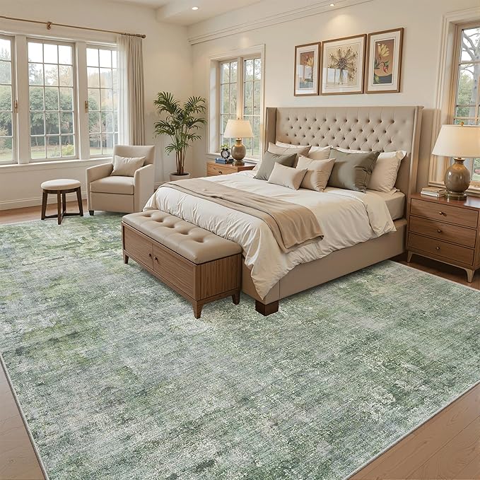 Washable Area Rug 8x12, Large Soft Rugs - Image 3