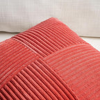 Fancy Homi 2 Packs Red Decorative Throw Pillow Covers 18x18 Inch - Image 3