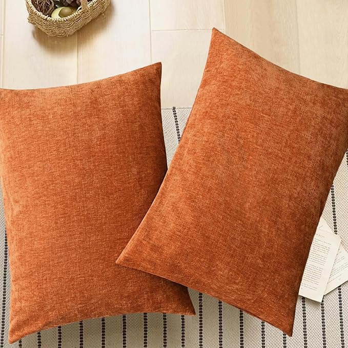 CaliTime Fall Throw Pillow Covers Decorative 20 X 26 Inches Pack of 2 Cozy - Image 5