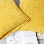CaliTime Throw Pillow Covers Decorative 20 X 26 Inches Pack of 2 Cozy Chenille - Image 6