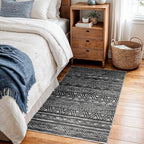 2x3 Washable Entryway Area Rug: Moroccan Small Runner Rug - Image 9