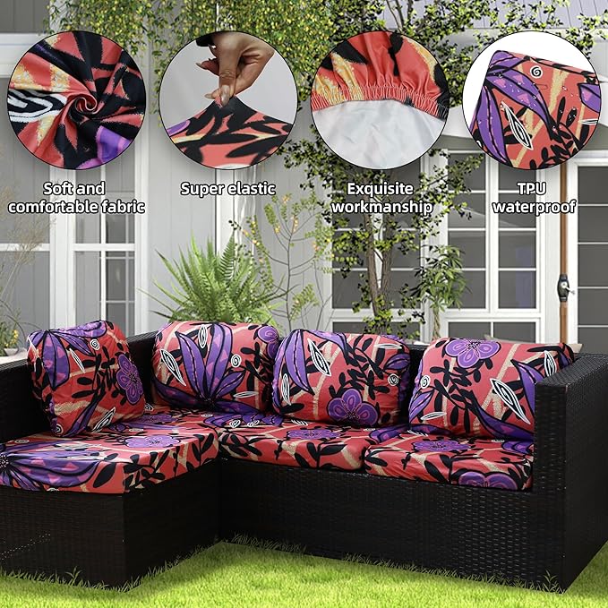 Outdoor Cushion Covers Set, Replacement - Image 3