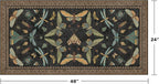 Small Black Entryway Runner Rug - Image 2