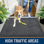 OLANLY Front Door Mat Outside Entrance 47x32, Heavy Duty Sturdy Natural Rubber - Image 5