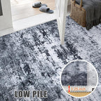 4x6 Area Rug Living Room Rug: Washable Modern Abstract Soft Thin Rug Indoor - Image 7