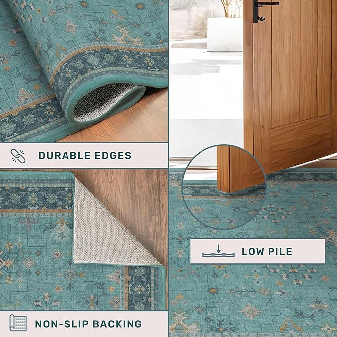 Boho 2'6"x8' Wide Hallway Runner Rugs - Image 5