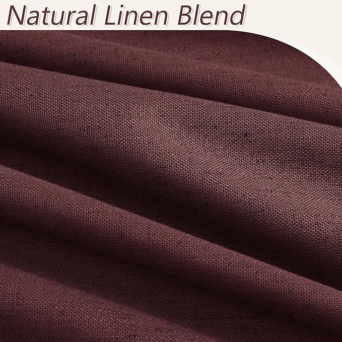 Guken 100% Blackout Curtains 96 Inch Length 2 Panels Set - Image 3