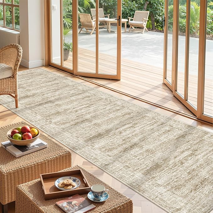 Washable Runner Rug 2.5x12, Non-Slip Long Bathroom Rugs Runner - Image 3