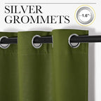 NICETOWN Christmas Bedroom Curtain Panels Blackout Draperies, Thermal Insulated - Image 3