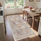 3x6 Runner Rug, Thin Entryway Non Slip Washable Rugs - Image 3