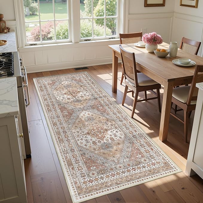 3x6 Runner Rug, Thin Entryway Non Slip Washable Rugs - Image 3