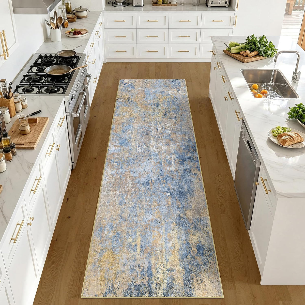 Washable 2x6 Rug Runners for Hallways Kitchen Entryway Non Slip