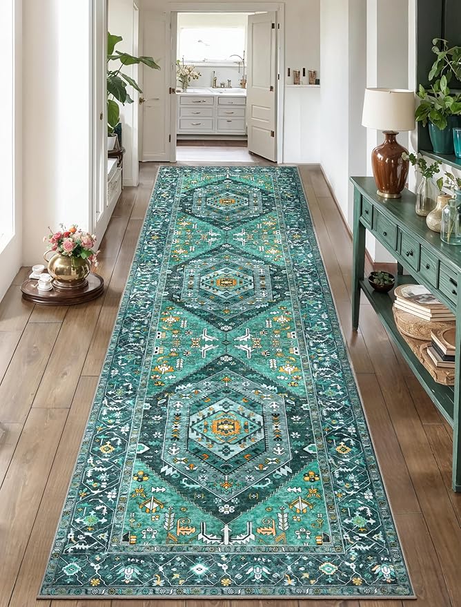 SERISSA Boho Washable Runner Rug by SERISSAHomeDecorCollection