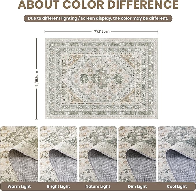 zesthome 5x7 Area Rugs - Image 2