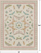 Pastel Pink Girls Rugs for Bedroom 6x8 - Image 2