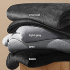 Bedsure GentleSoft Fleece Blanket California King Size Charcoal - Image 5