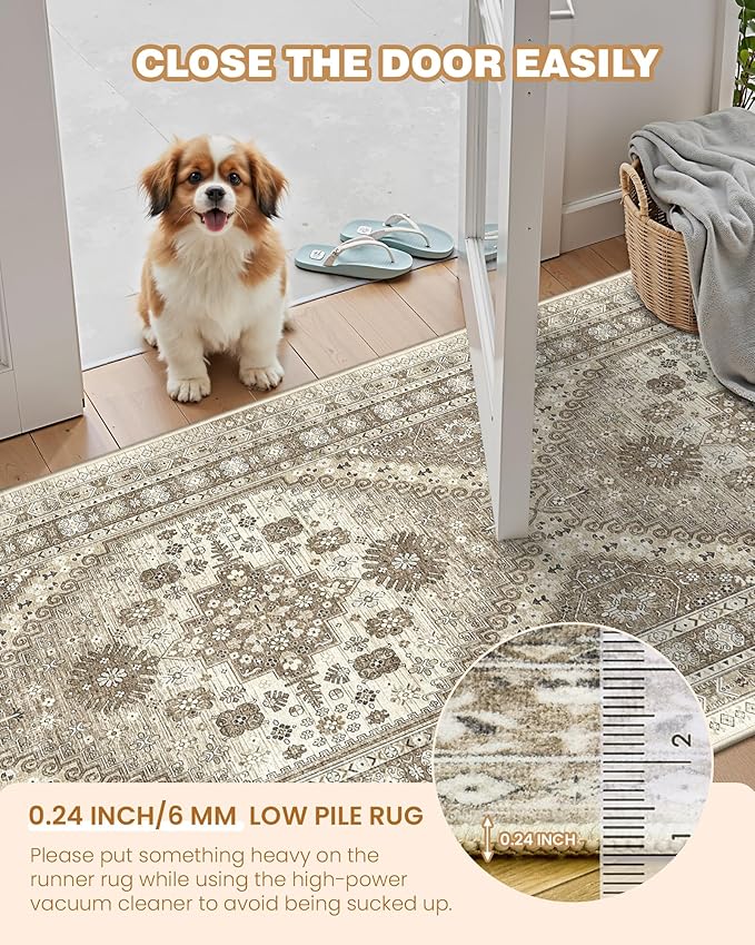 Washable Runner Rug 2.5x14, Non-Slip Long Kitchen Mats - Image 6