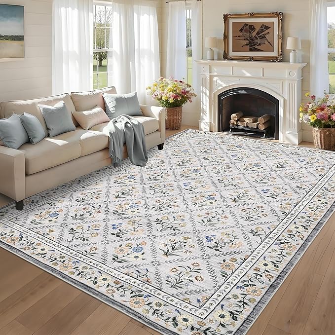 Large Area Rugs 10x13 Washable Rug by GarveeHome