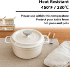 Home Brilliant Placemats Set of 8 Heat Resistant Dining Table Place Mats Plate Mat Cloth Placemats Kitchen Table Mats Indoor Outdoor, Light Linen