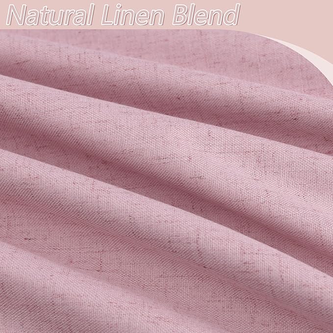 Guken 100% Blackout Curtains 120 Inch Length 2 Panels Set - Image 3