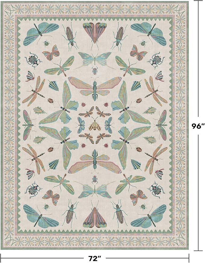 Green and Blue Rugs for Bedroom - Image 2