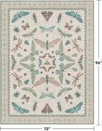 Green and Blue Rugs for Bedroom - Image 2