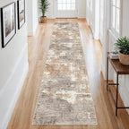 2x8 Washable Kitchen Runner Rug: Modern Abstract Runners - Image 8