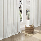 Nanspring Natural Linen Curtains 96 Inches Long - Image 5