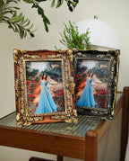 Black 8x10 Vintage Picture Frame - Elegant Gold Ornate Antique Fancy Picture Frames with Glass Front, Tabletop & Wall Display