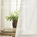 LAMIT Natural Linen Blended Curtains - Image 5